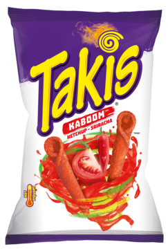 Takis Kaboom Rolled Tortilla Chip Package