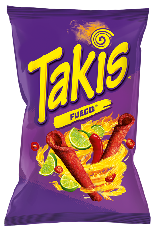 Takis Fuego Rolled Tortilla Chips package