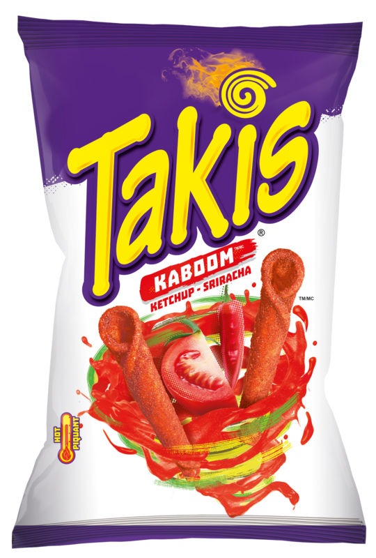 Takis Kaboom Rolled Tortilla Chip Package