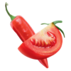 Takis Kaboom Taste Profile Tomato Wedge and Hot Red Pepper